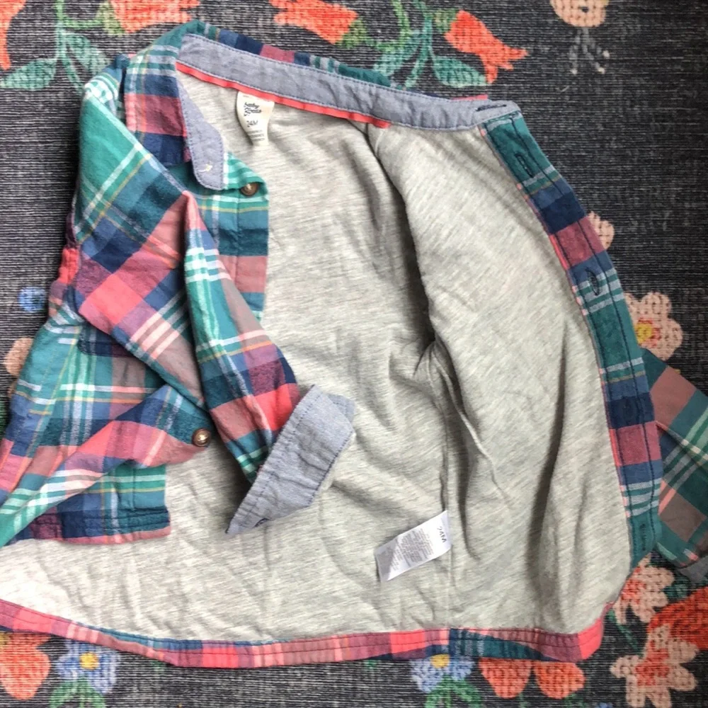 Bundle of Toddler Flannel Shirts, 24 Months